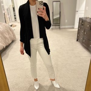 Mango white jeans